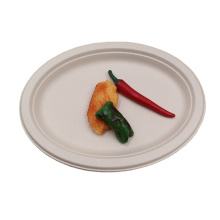 Eco-friendly Biodegradable Sugar Cane Plate Sugarcane Pulp Bagasse Plate Tableware